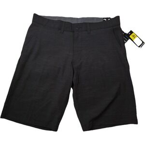 Burnside Hybrid Series Short Mens 34 Black Stretch Land + Sea New